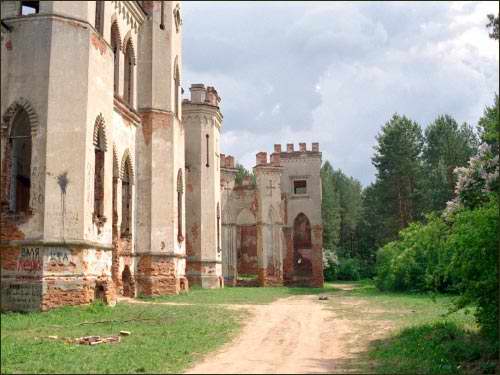 Фрагмент Марачоўшчына (Косава). Палац Пуслоўскіх