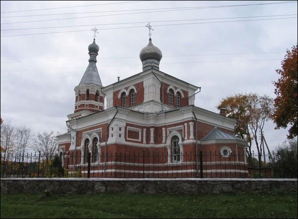  - Orthodox church of the Exaltation of the Holy Cross. Orthodox church of the Exaltation of the Holy Cross in Łužasna
