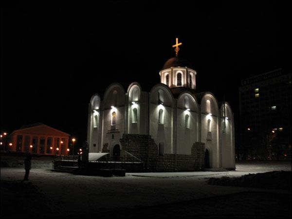  - Царква Дабравешчання Прасвятой Багародзіцы. Выгляд уначы