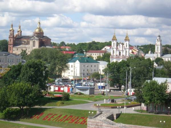 Від на Успенскую гару і Ратушу Віцебск. Краявіды