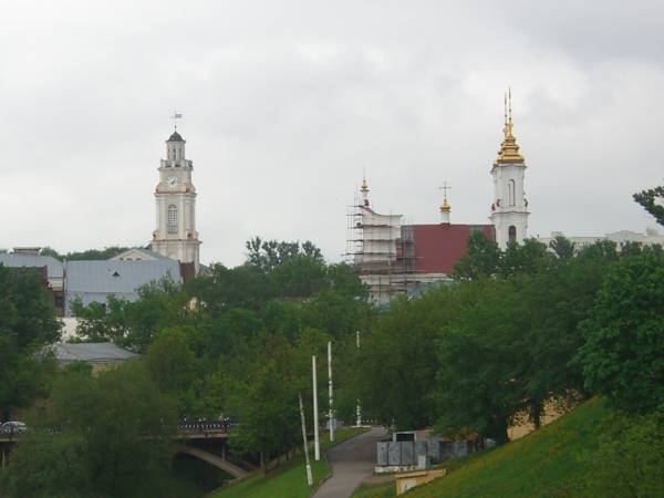 Відарыс з-за Двіны Віцебск. Краявіды