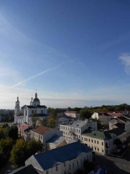 Від з ратушнай вежы Віцебск. Краявіды