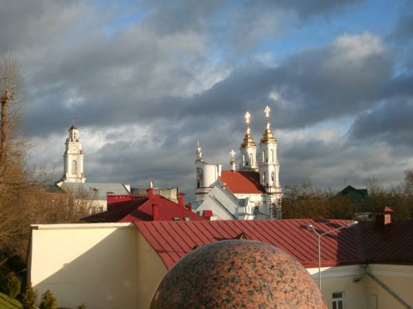 неба над Віцебскам Віцебск. Краявіды