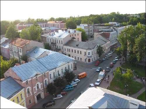 Віцебск. Від з ратушнай вежы Віцебск. Краявіды