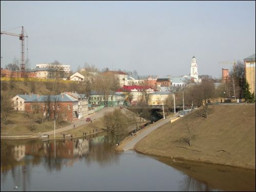 Мейсца ўпадзеньня Віцьбы ў Дзьвіну Віцебск. Краявіды