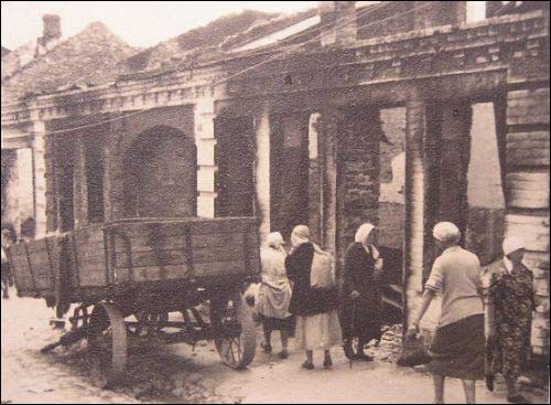  - Miasto na fotografiach z czasów II wojny światowej . Witebsk. 27 07 1941