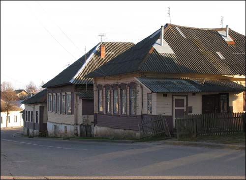 Čašniki.  Buildings from XIX - begining of ХХ cent. 