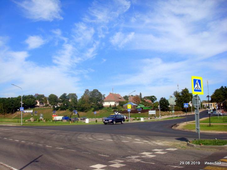 Brasłaŭ. Town streets 