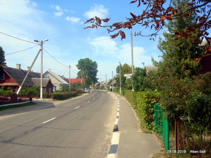 Brasłaŭ. Town streets 