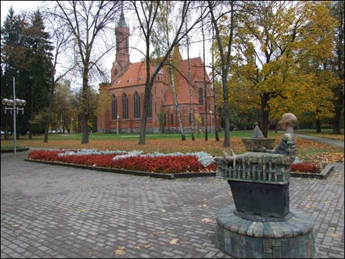 Druskininkai. Town streets