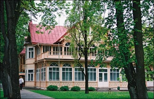 Druskininkai. Town streets