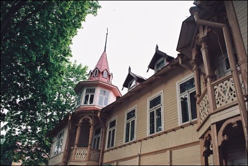 Druskininkai. Town streets