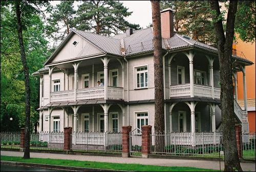 Druskininkai. Town streets