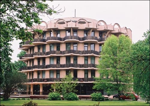 Druskininkai. Town streets