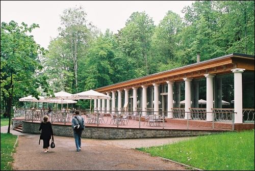 Druskininkai. Town streets