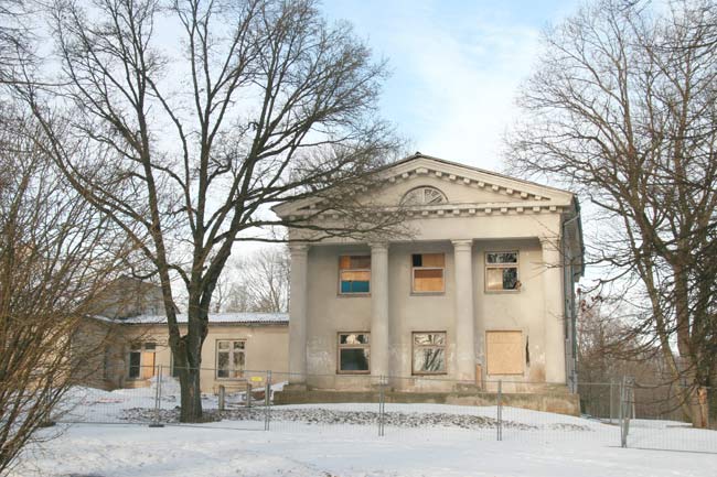 Manor of Kruszewski . Palace, fragment  - Manor of Kruszewski. Palace, fragment