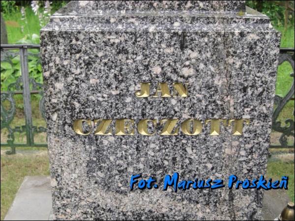  -  Grób Jana Czeczota. 