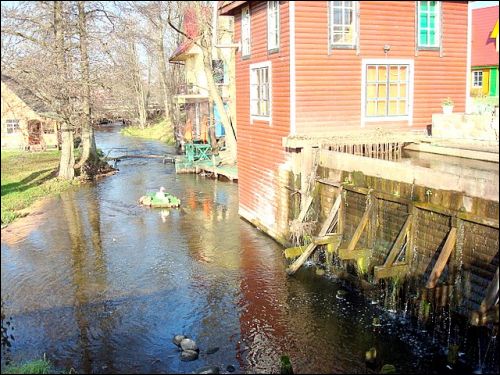 - Мельница водяная . Запруда