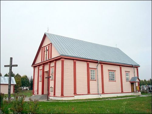  - Костёл Святого Юрия. Боковой фасад костёла