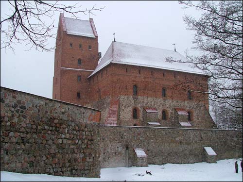  -  Новый замок. Княжеский дворец Нового замка в Тракаях