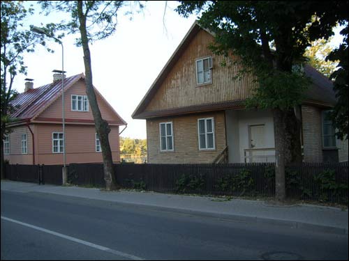 Trakai. Town streets 