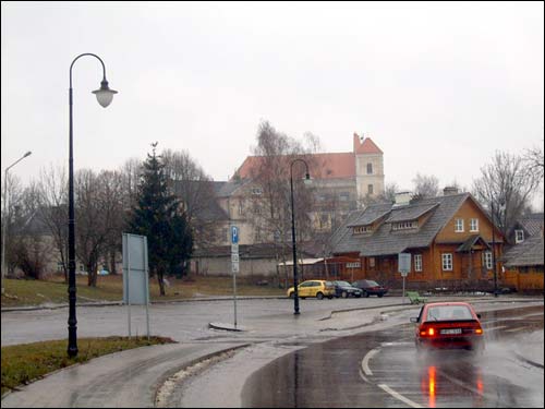 Trakai. Town streets 