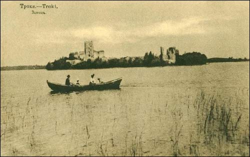 Trakai. Old photos of the township
