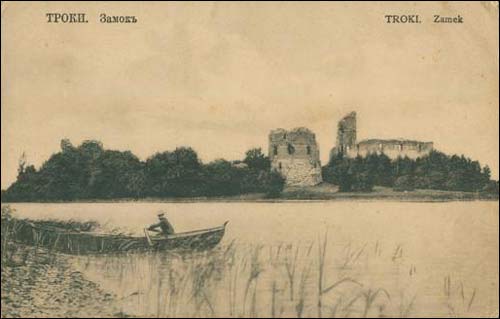 Trakai. Old photos of the township
