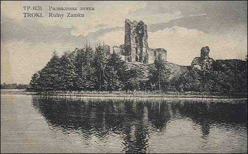 Trakai. Old photos of the township