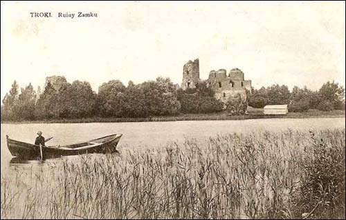 Trakai. Old photos of the township