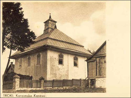 Trakai. Old photos of the township