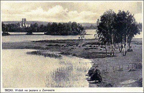 Trakai. Old photos of the township