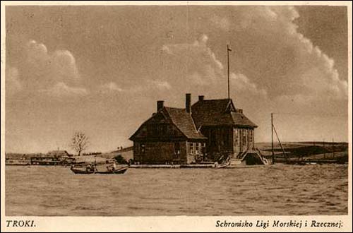 Trakai. Old photos of the township
