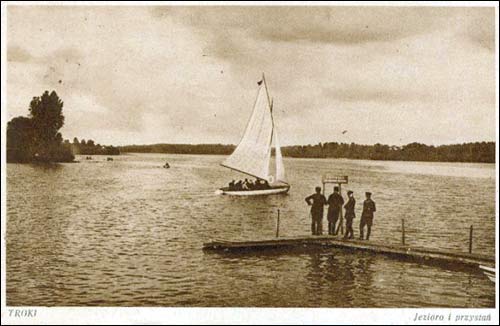 Trakai. Old photos of the township