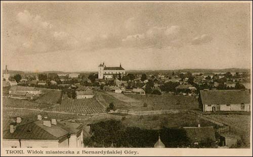 Trakai. Old photos of the township