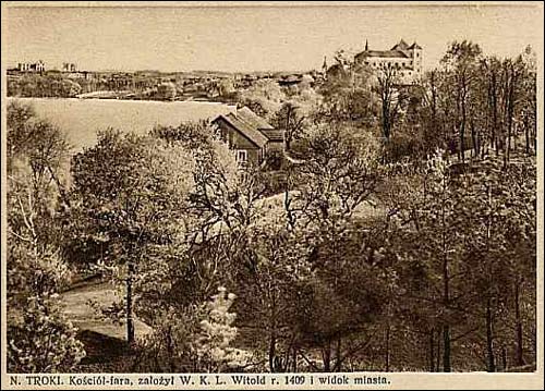 Trakai. Old photos of the township