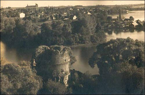 Trakai. Old photos of the township