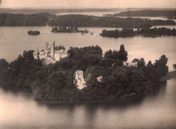 Trakai. Old photos of the township