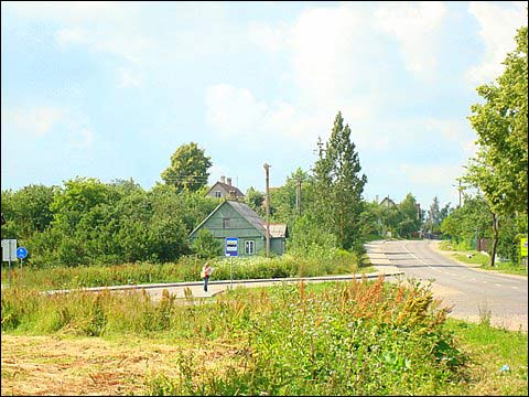 Падбярэззе. Вуліцы мястэчка 