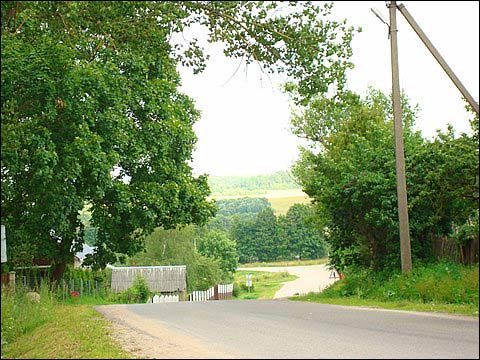 Падбярэззе. Вуліцы мястэчка 