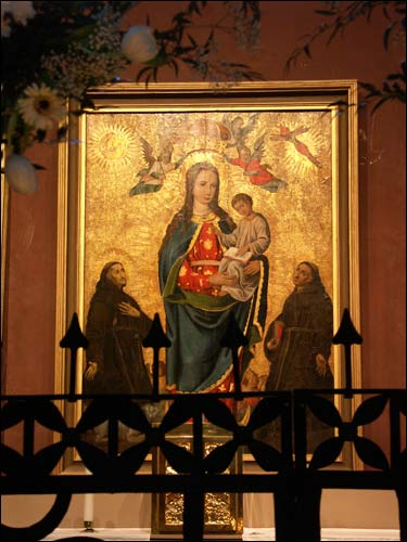 Madonna of the Sapiehas Vilnius. Catholic church Cathedral