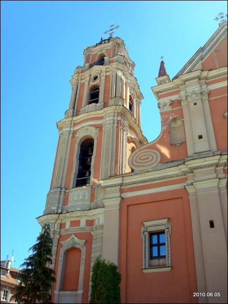 Vilnius. Catholic church of All Saints and monastery of Carmelites