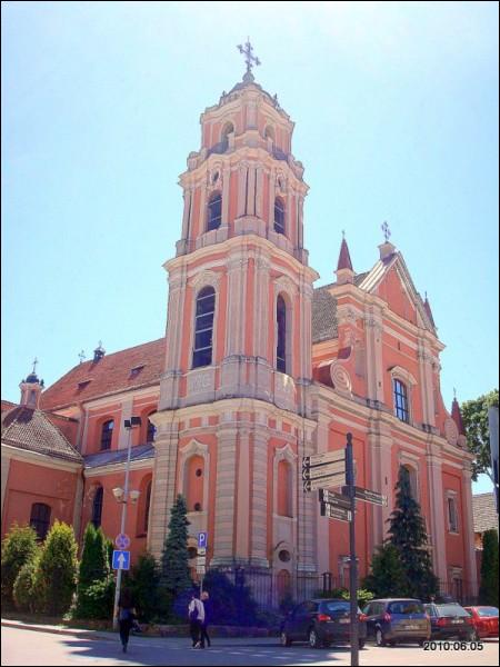Vilnius. Catholic church of All Saints and monastery of Carmelites
