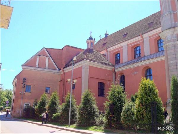 Vilnius. Catholic church of All Saints and monastery of Carmelites