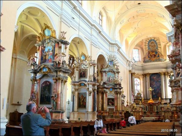 Vilnius. Catholic church of All Saints and monastery of Carmelites