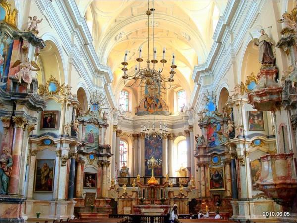 Vilnius. Catholic church of All Saints and monastery of Carmelites