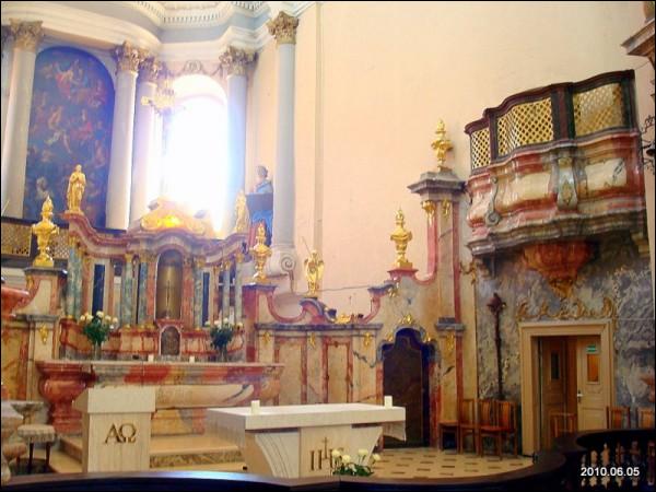 Vilnius. Catholic church of All Saints and monastery of Carmelites