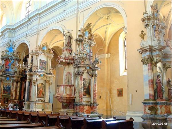 Vilnius. Catholic church of All Saints and monastery of Carmelites