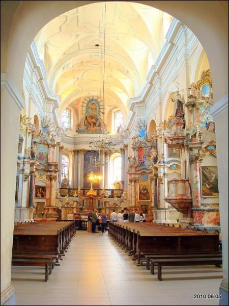 Vilnius. Catholic church of All Saints and monastery of Carmelites