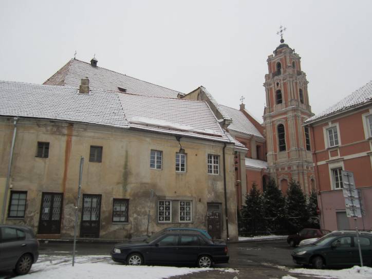 Vilnius. Catholic church of All Saints and monastery of Carmelites